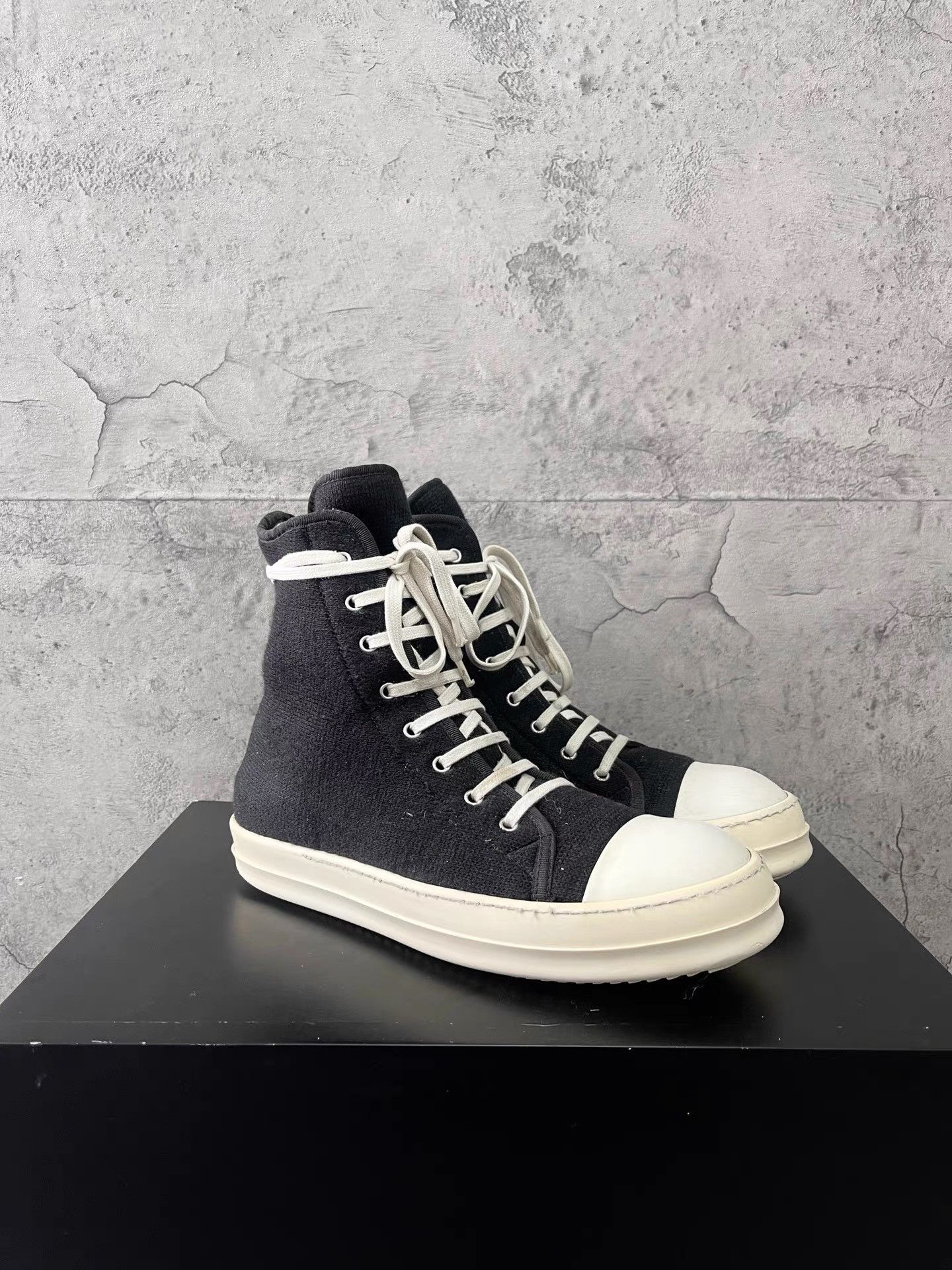 Rick Owens Rick Owens DRKSHDW Wool Big Converse K34 Size US 8.5 / EU 41-42 - 1 Thumbnail