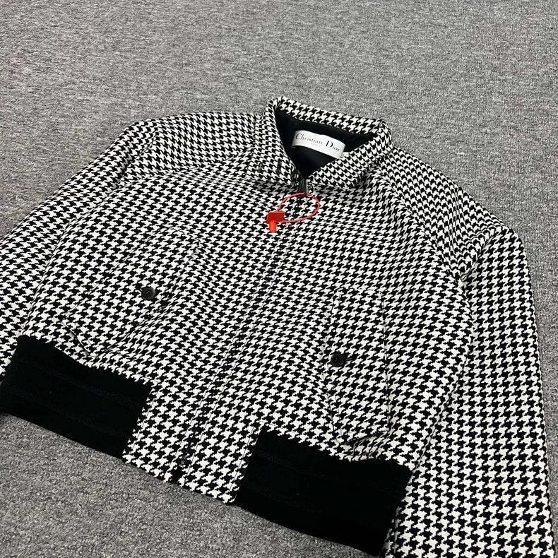 Dior Dior Black and White Houndstooth Jacket-2506 Size M / US 6-8 / IT 42-44 - 3 Thumbnail