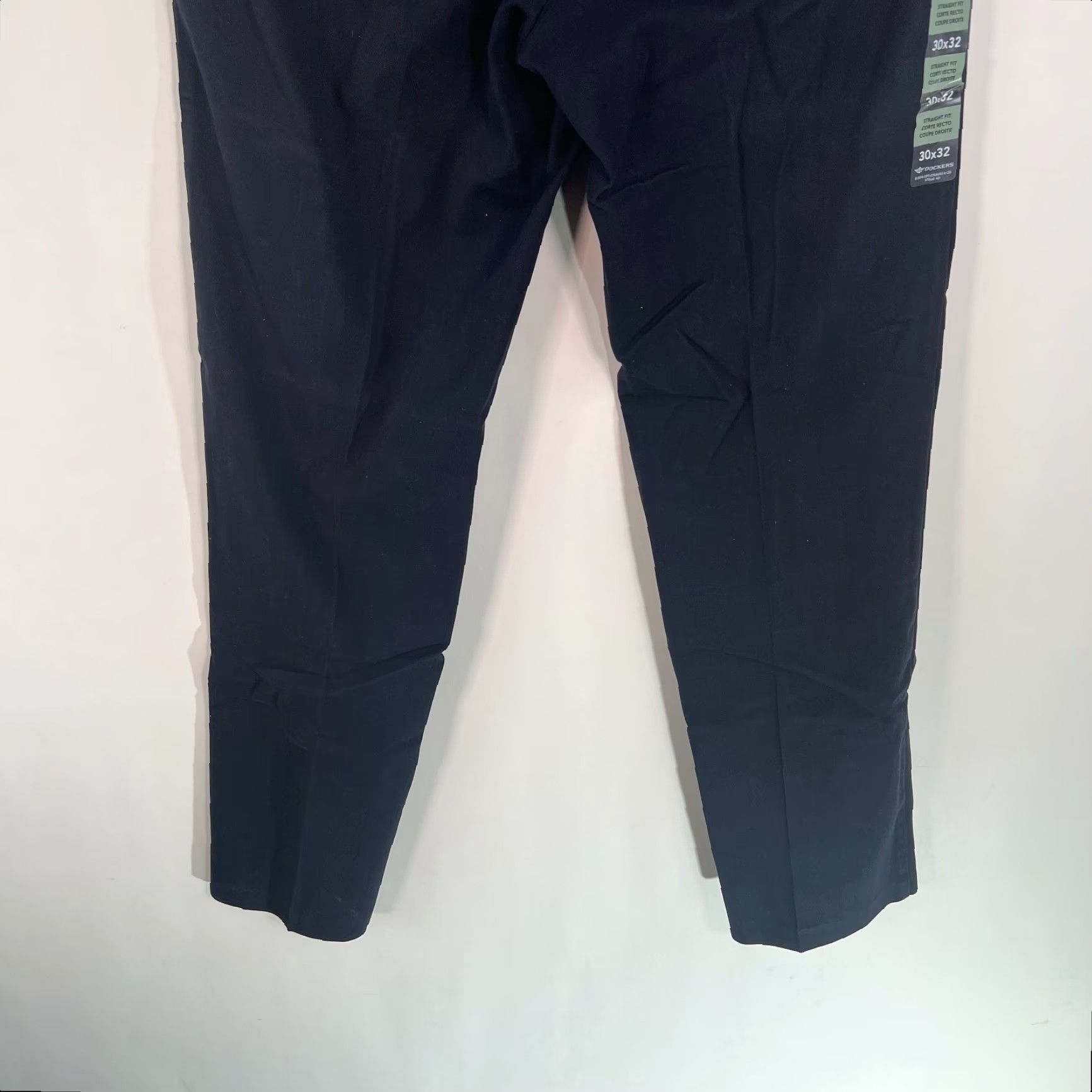 Dockers DOCKERS Mens Blue Straight Fit Dress Pants Size 30x32 - Comfort Waistband, Solid, Business, Formal Size US 32 / EU 48 - 5 Thumbnail
