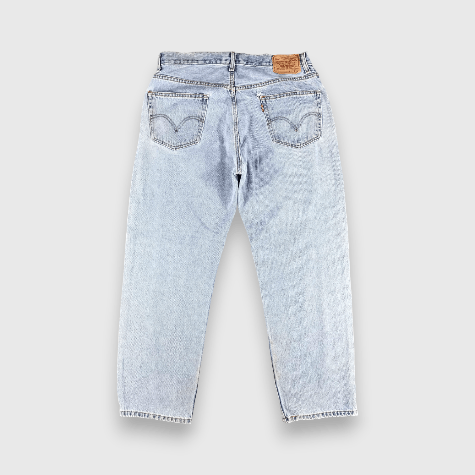 Levi's Vintage Light Wash Levis 550 Jeans-J2297 Size US 35 - 2 Thumbnail