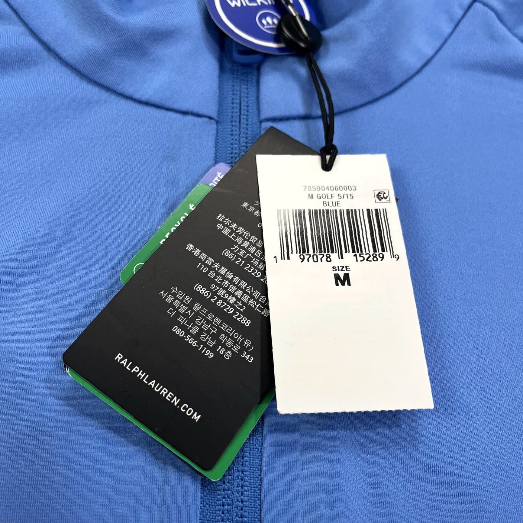 RLX Ralph Lauren VINTAGE RLX Ralph Lauren Golf Pullover Mens Medium Blue 1/4 Zip Country Club of Hudson Size US M / EU 48-50 / 2 - 5 Thumbnail