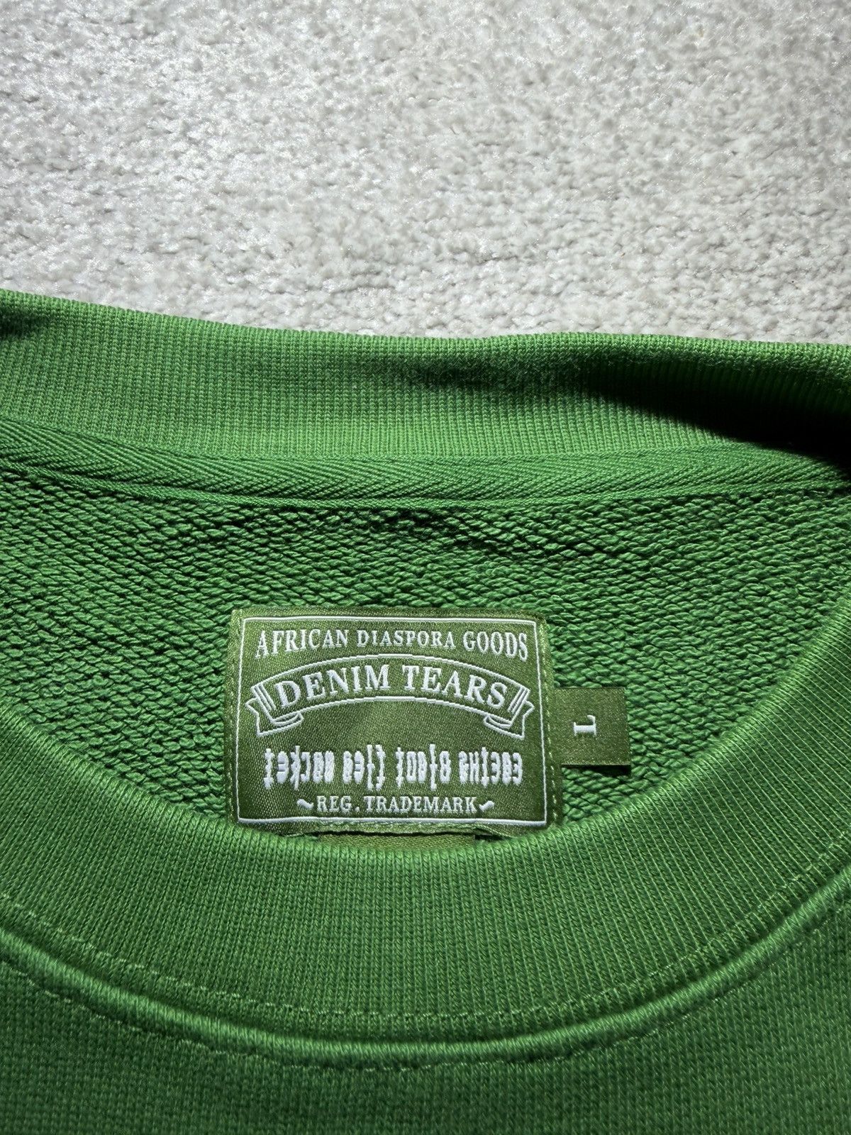Cactus Plant Flea Market × DENIM TEARS Denim Tears x CPFM Cactus Tears Crewneck Size US L / EU 52-54 / 3 - 3 Thumbnail