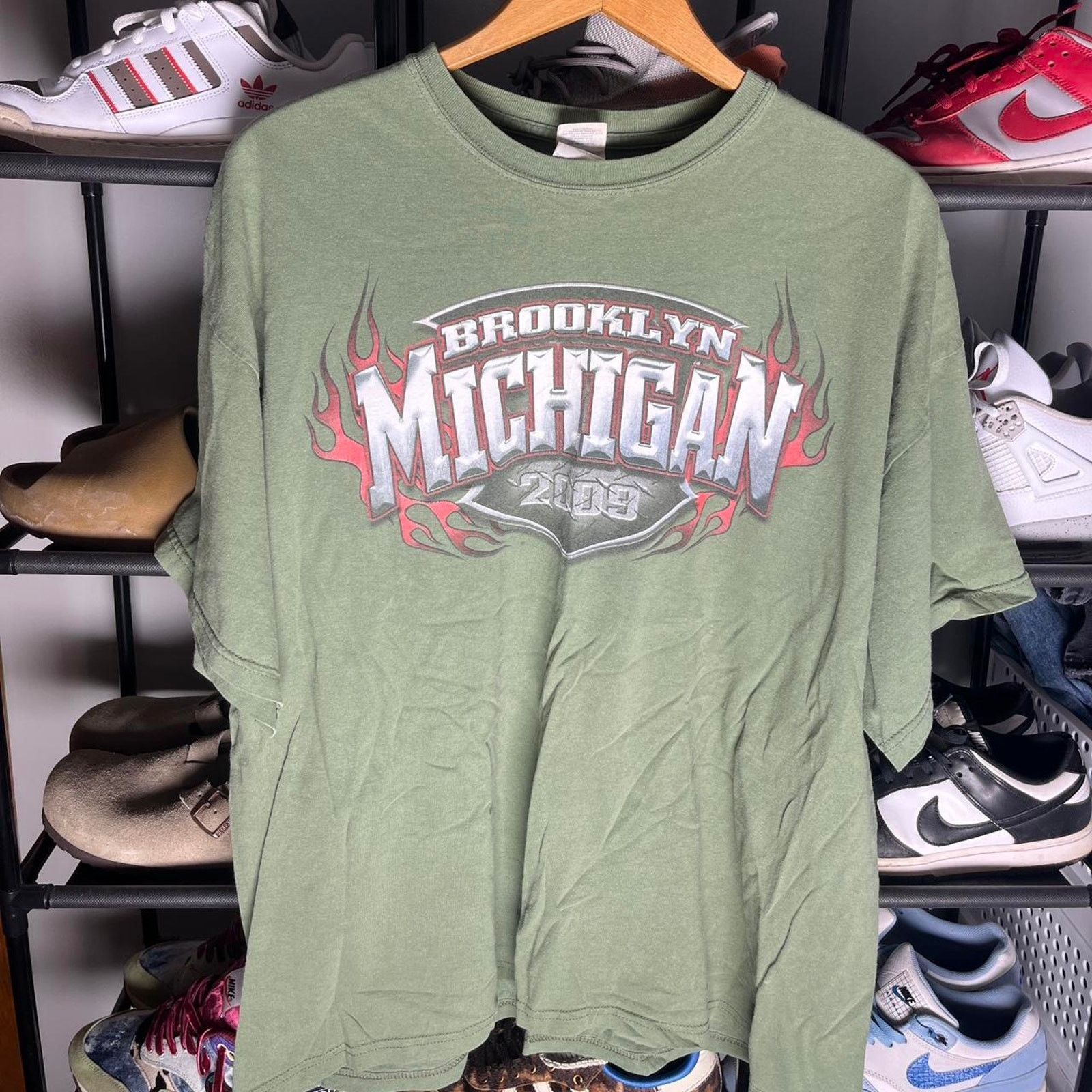 NASCAR 2009 Brooklyn Michigan Tour Racing Shirt Size US XXL / EU 58 / 5 - 1 Thumbnail
