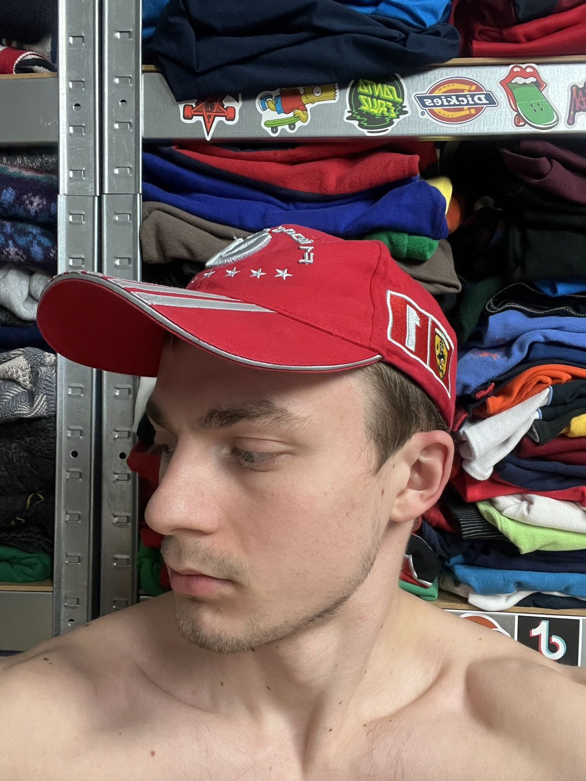 Formula 1 × Vintage Vintage Ferrari Michael Schumacher World Champion Cap Hat Size ONE SIZE - 14 Thumbnail