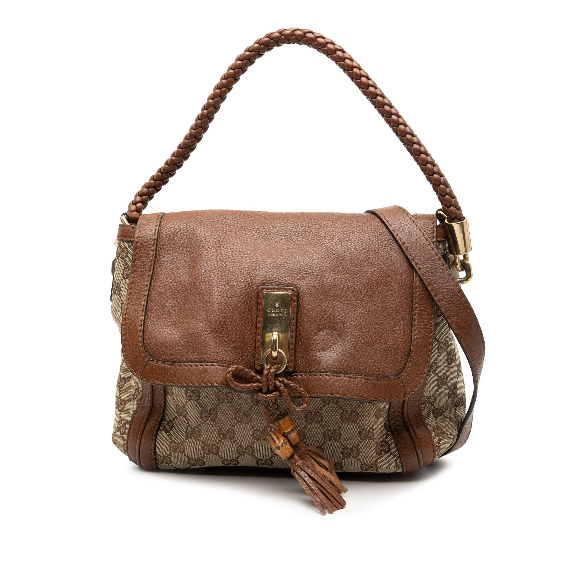 Gucci Gucci GG Canvas Bella Flap Satchel Size ONE SIZE - 1 Thumbnail