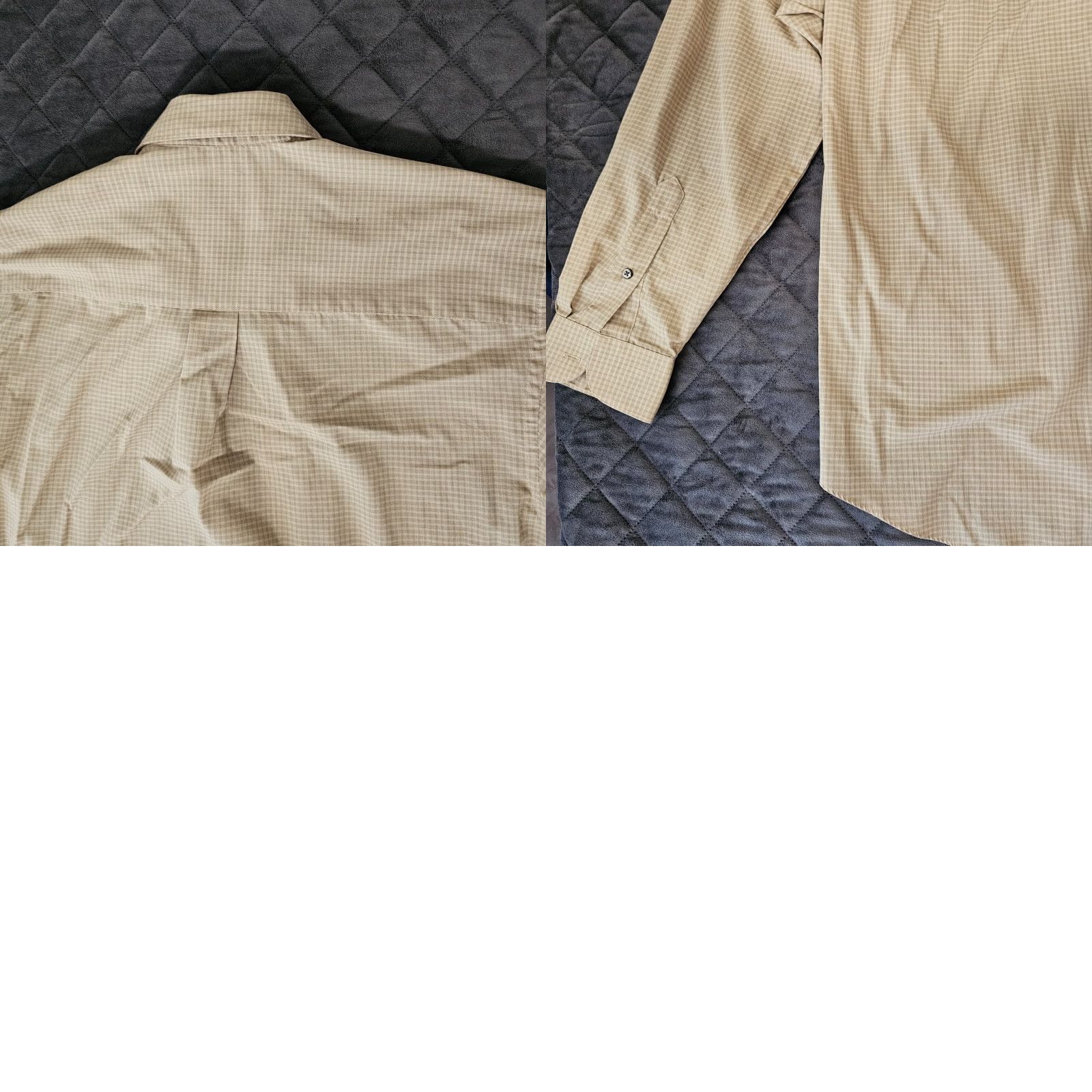 Arrow Arrow Button-Up Shirt Men M Brown Check Long Sleeve with Pocket Casual Size US M / EU 48-50 / 2 - 8 Thumbnail