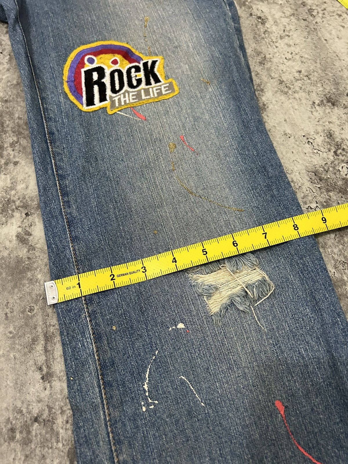 Hysteric Glamour Daily News Double Waist Paint Free Scope Distressed Jeans Size US 32 / EU 48 - 21 Thumbnail