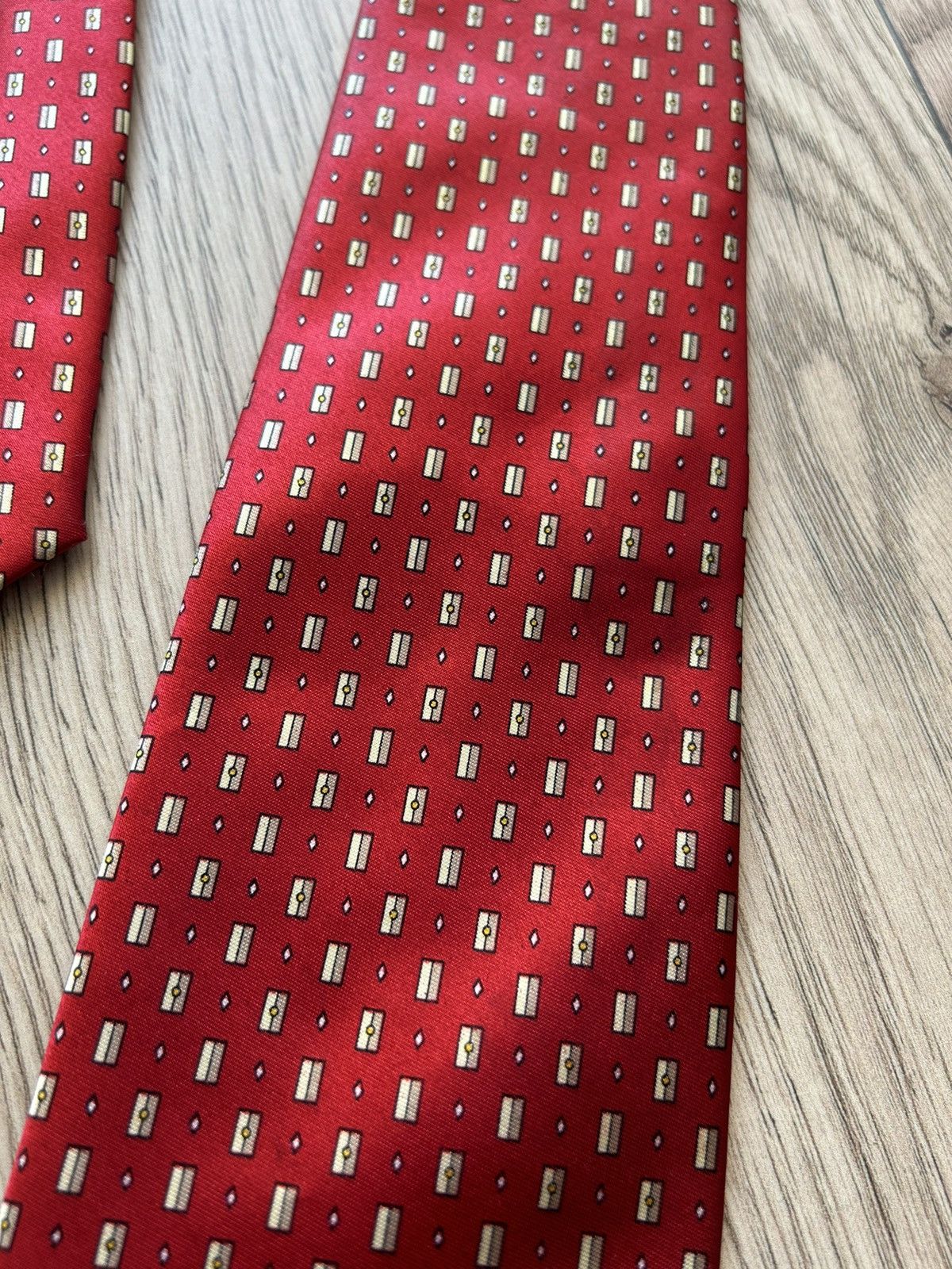 Versace × Vintage Vintage Versace Silk Italy Luxury Tie dior ysl og Size ONE SIZE - 3 Thumbnail