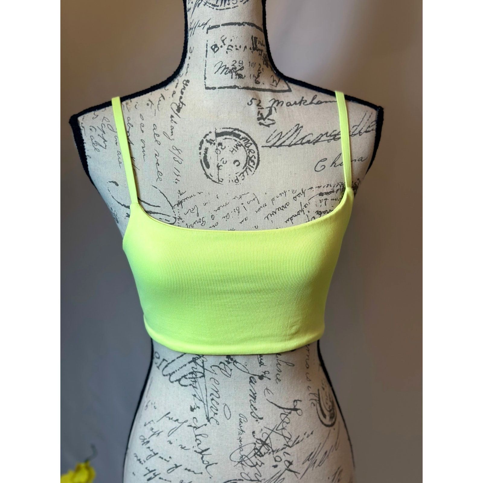 Free People Free People Movement Neon Cami Spaghetti Straps M/L Size M / US 6-8 / IT 42-44 - 3 Thumbnail