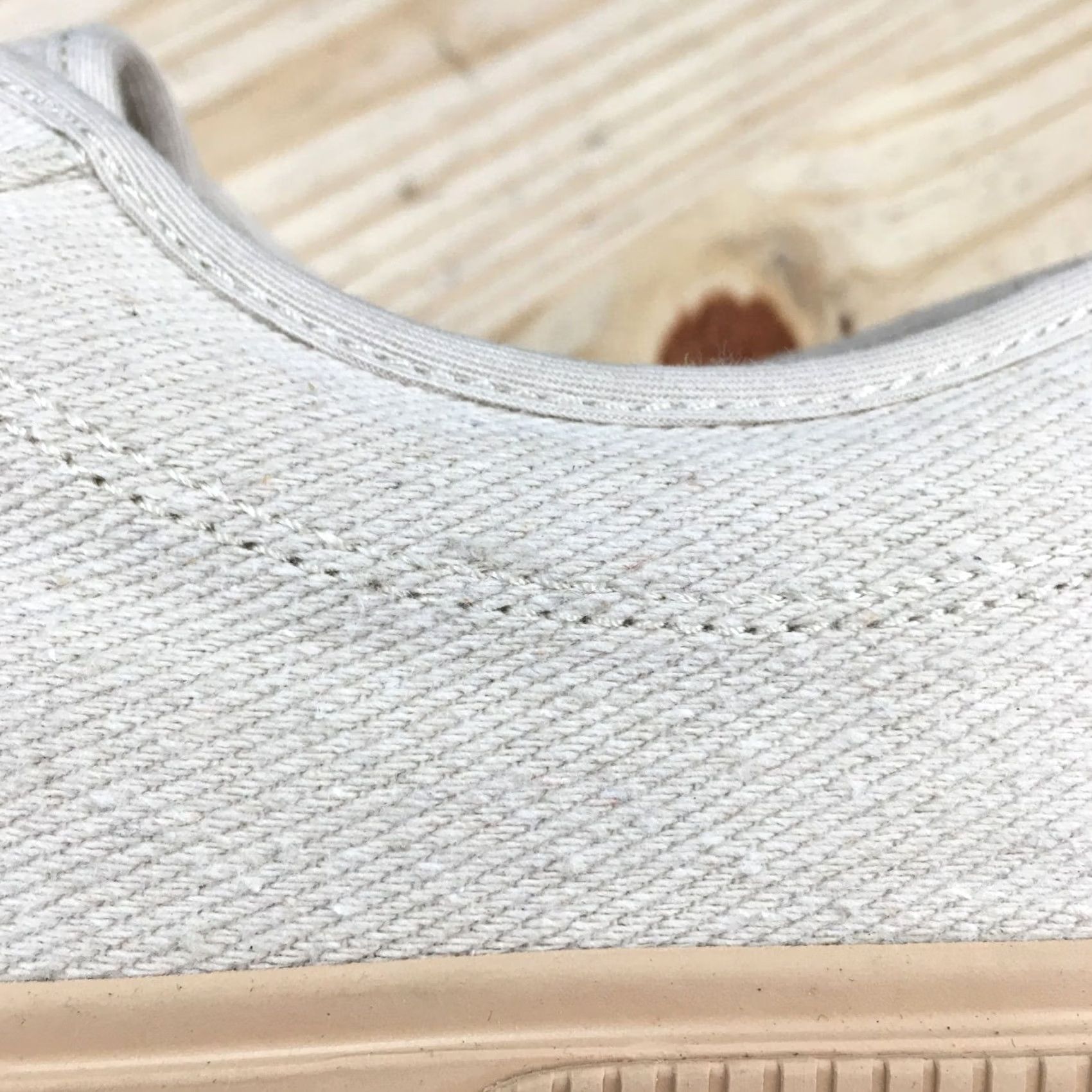 Vintage Universal Thread Shoes Womens 11 Grace Sneakers Cream Lace Up Low Top Comfort Size L / US 10 / IT 46 - 6 Thumbnail
