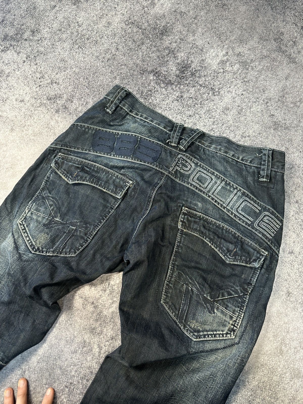Japanese Brand Y2K Multipocket Denim Pants Streetwear Rare USA Casual VTg M Size US 32 / EU 48 - 5 Thumbnail