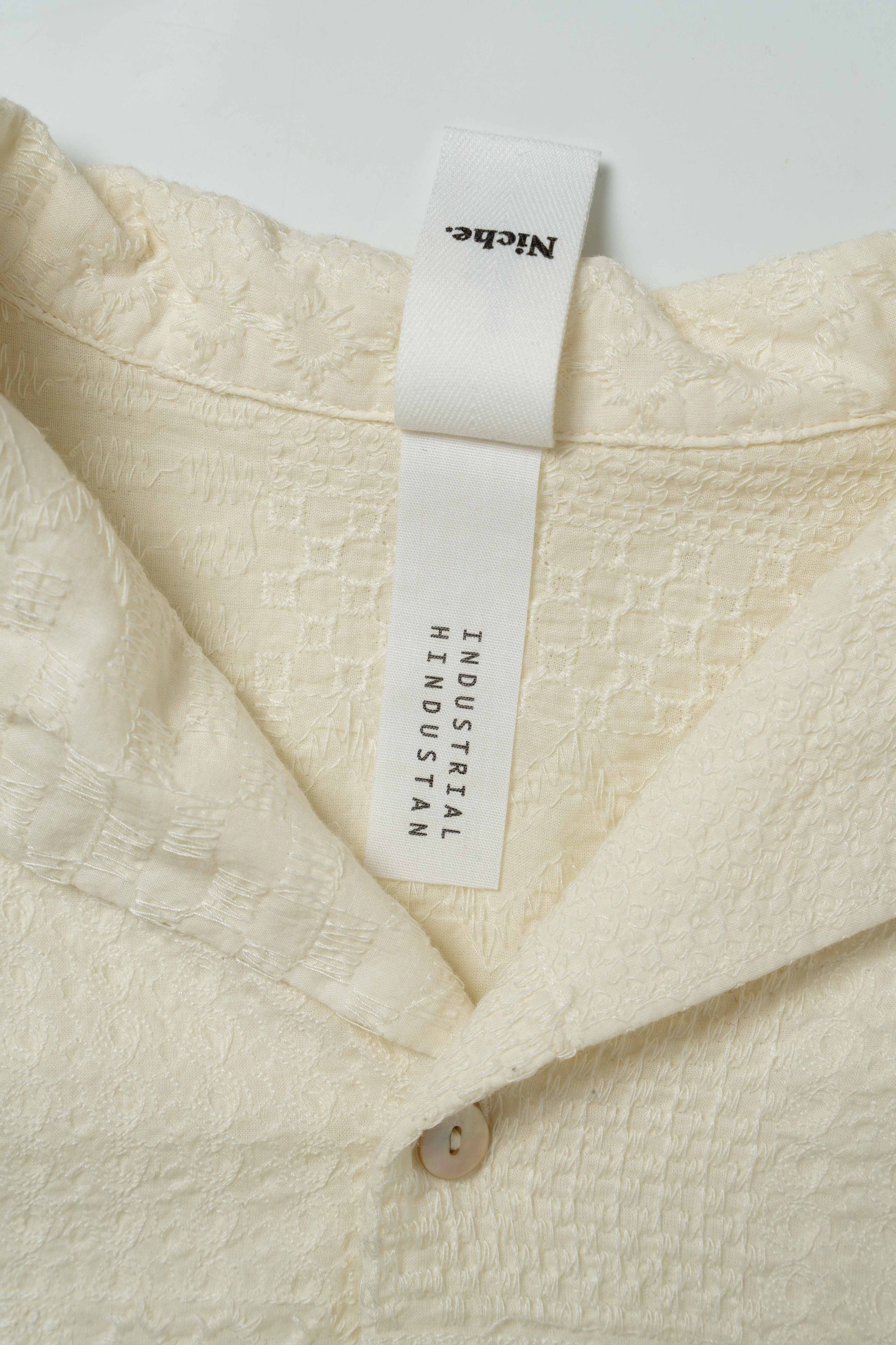 Niche Niche crazy patchwork weave ivory button down large Size US L / EU 52-54 / 3 - 5 Thumbnail
