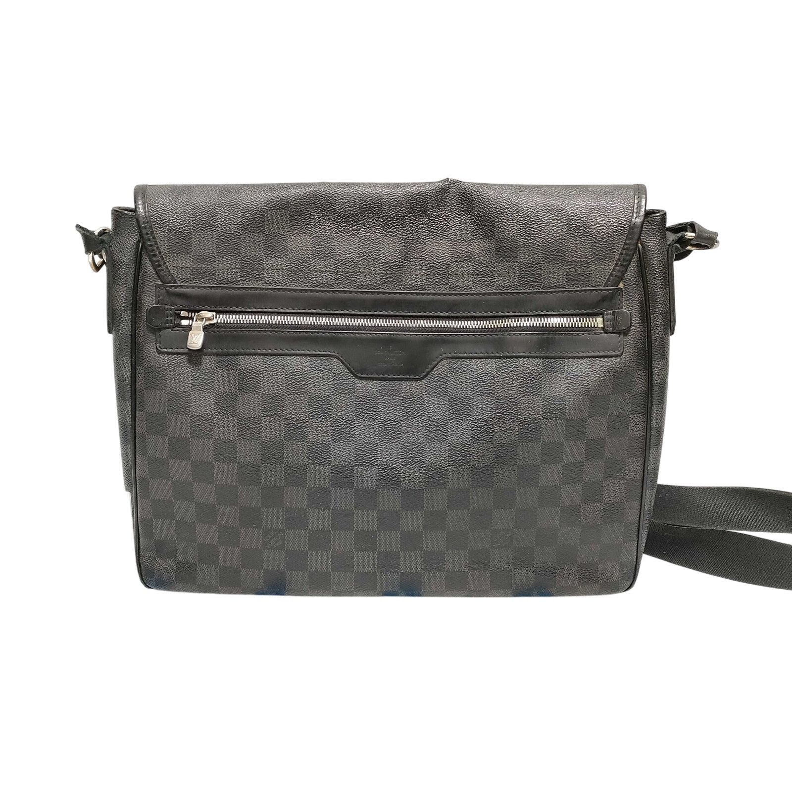 Louis Vuitton LOUIS VUITTON Damier Graphite Daniel MM Messenger Bag N58033 Size ONE SIZE - 2 Thumbnail
