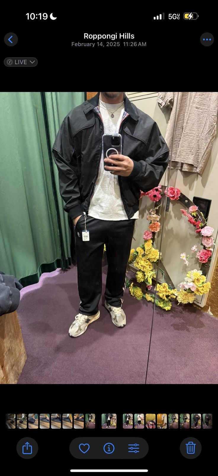 Kapital Kapital Sham Bomber Jacket Black Cotton Twill Plaid Zip Size US M / EU 48-50 / 2 - 1 Thumbnail
