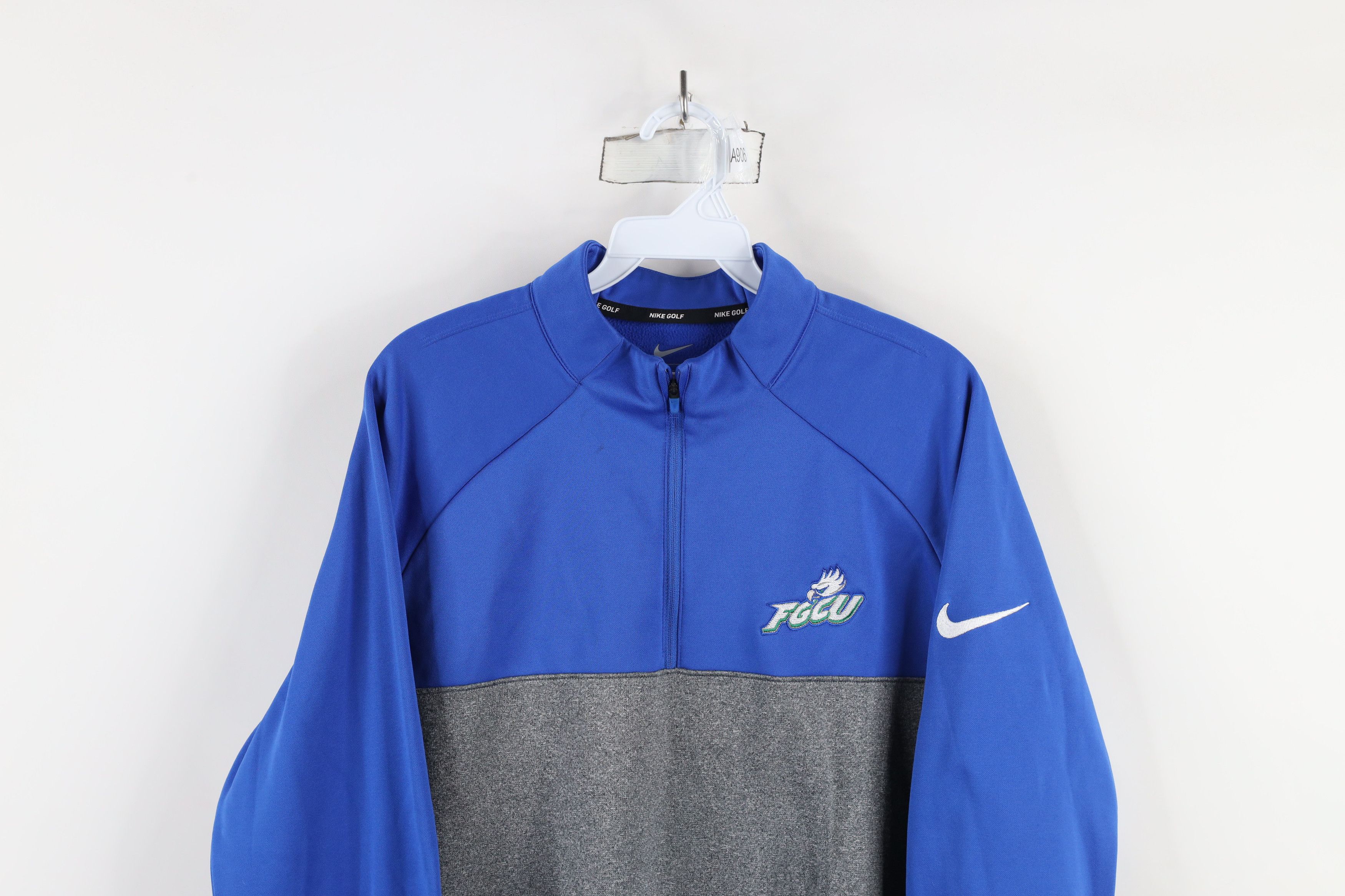 Nike × Vintage Nike Golf Gulf Coast University Half Zip Pullover Sweater Size US L / EU 52-54 / 3 - 2 Thumbnail