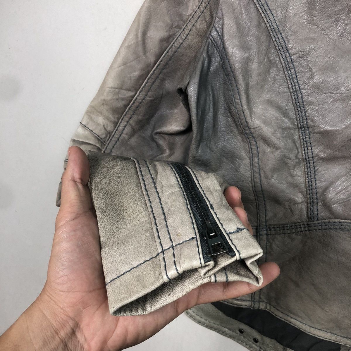 Bershka × Seditionaries Vintage Bershka Leather Jacket Size L / US 10 / IT 46 - 8 Thumbnail