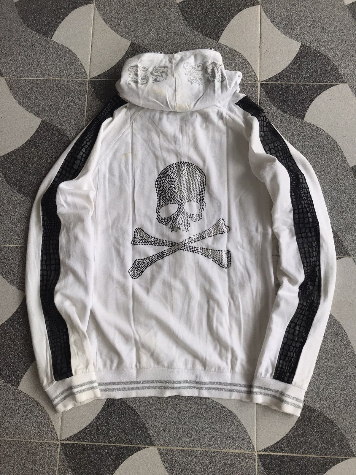 20471120 y2K Craps Skull Zip Hoodie Size US L / EU 52-54 / 3 - 5 Thumbnail