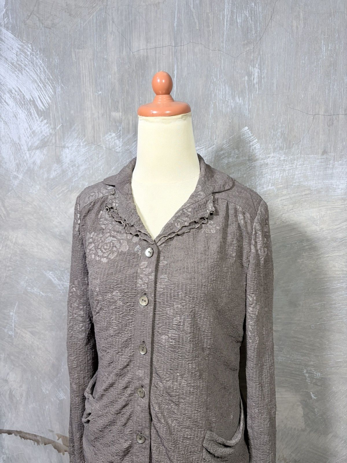 Japanese Brand Y2K Japanese Beatrice Women Button Up Tops Size M / US 6-8 / IT 42-44 - 2 Thumbnail