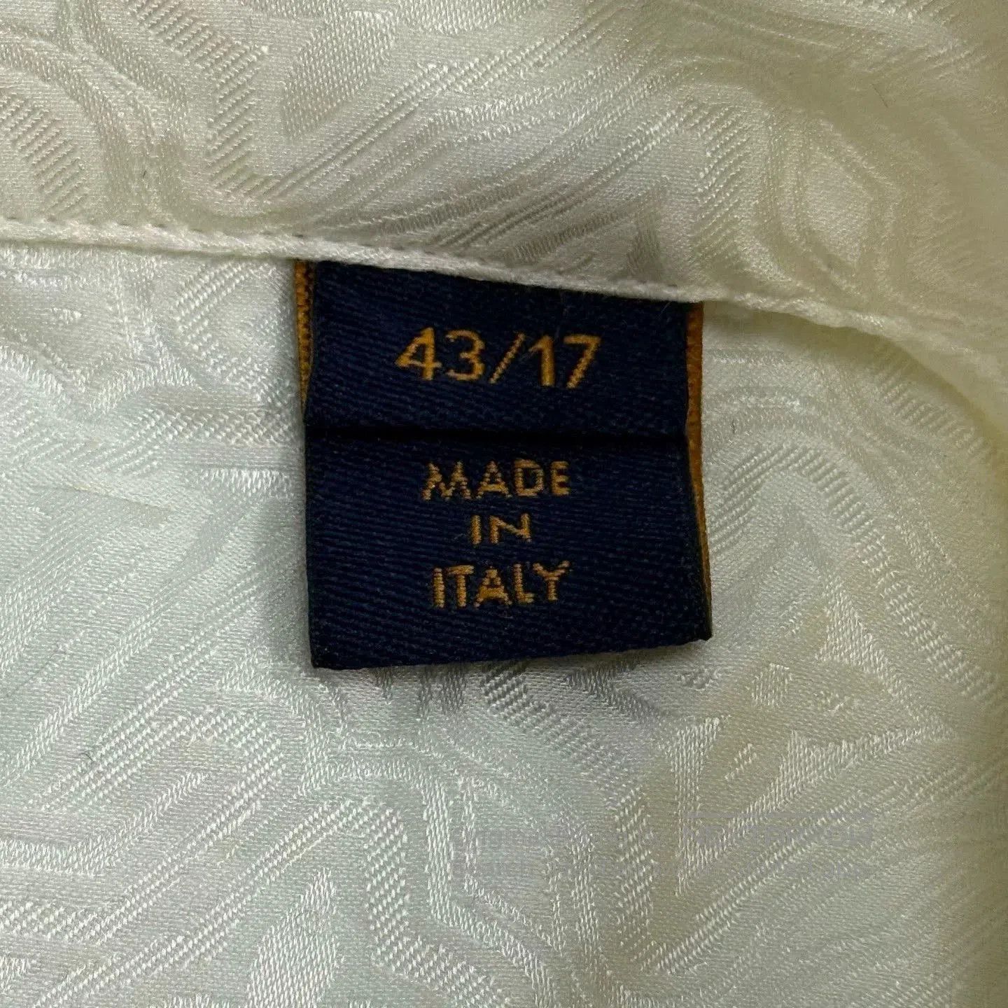 Louis Vuitton LV Beige Cotton Silk Logo Shirt. Size US XL / EU 56 / 4 - 6 Thumbnail