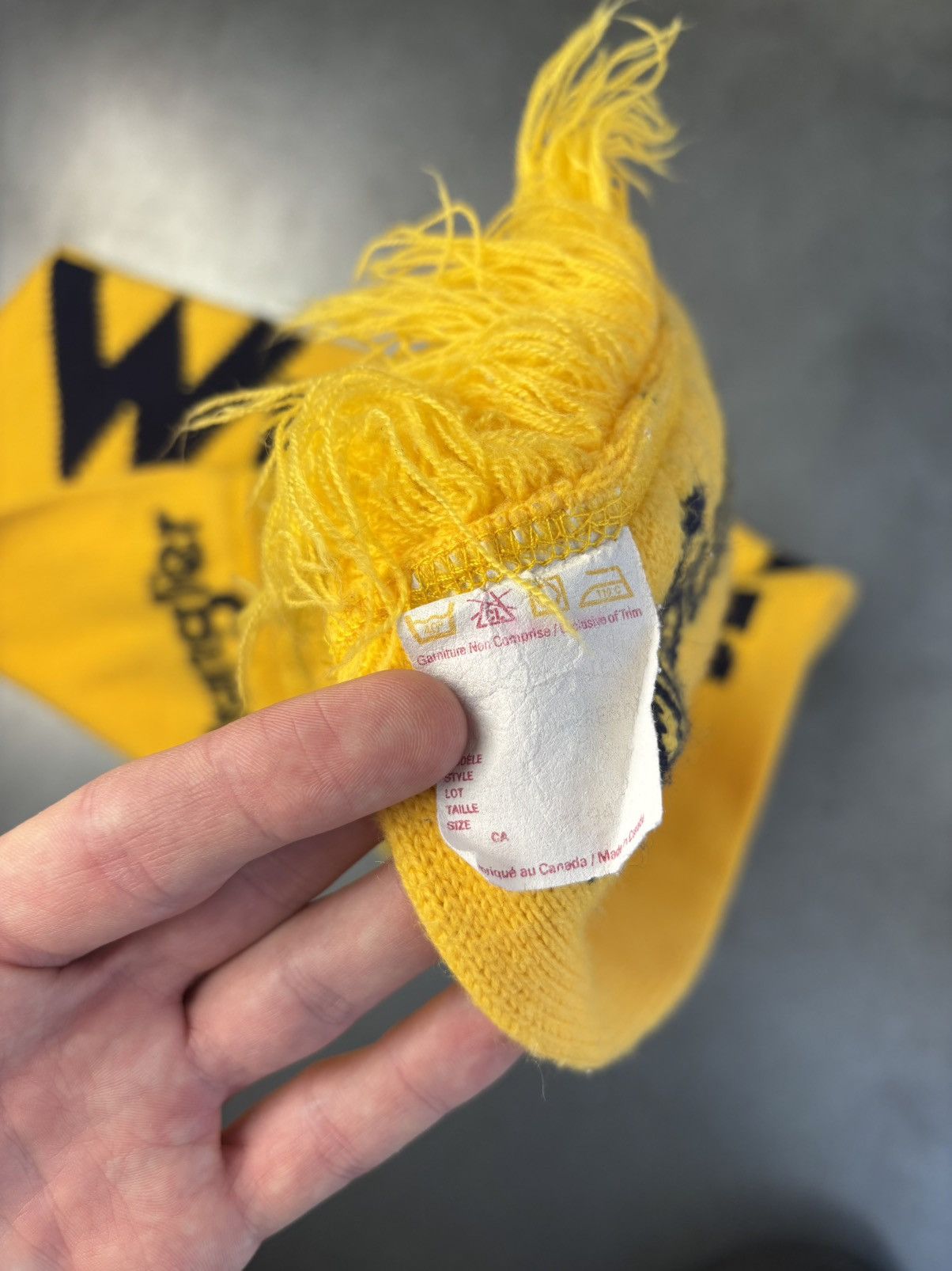 Vintage × Wrangler 1980s Wrangler Scarf 80s Vintage Wrangler Jeans Winter Rodeo Size ONE SIZE - 4 Thumbnail