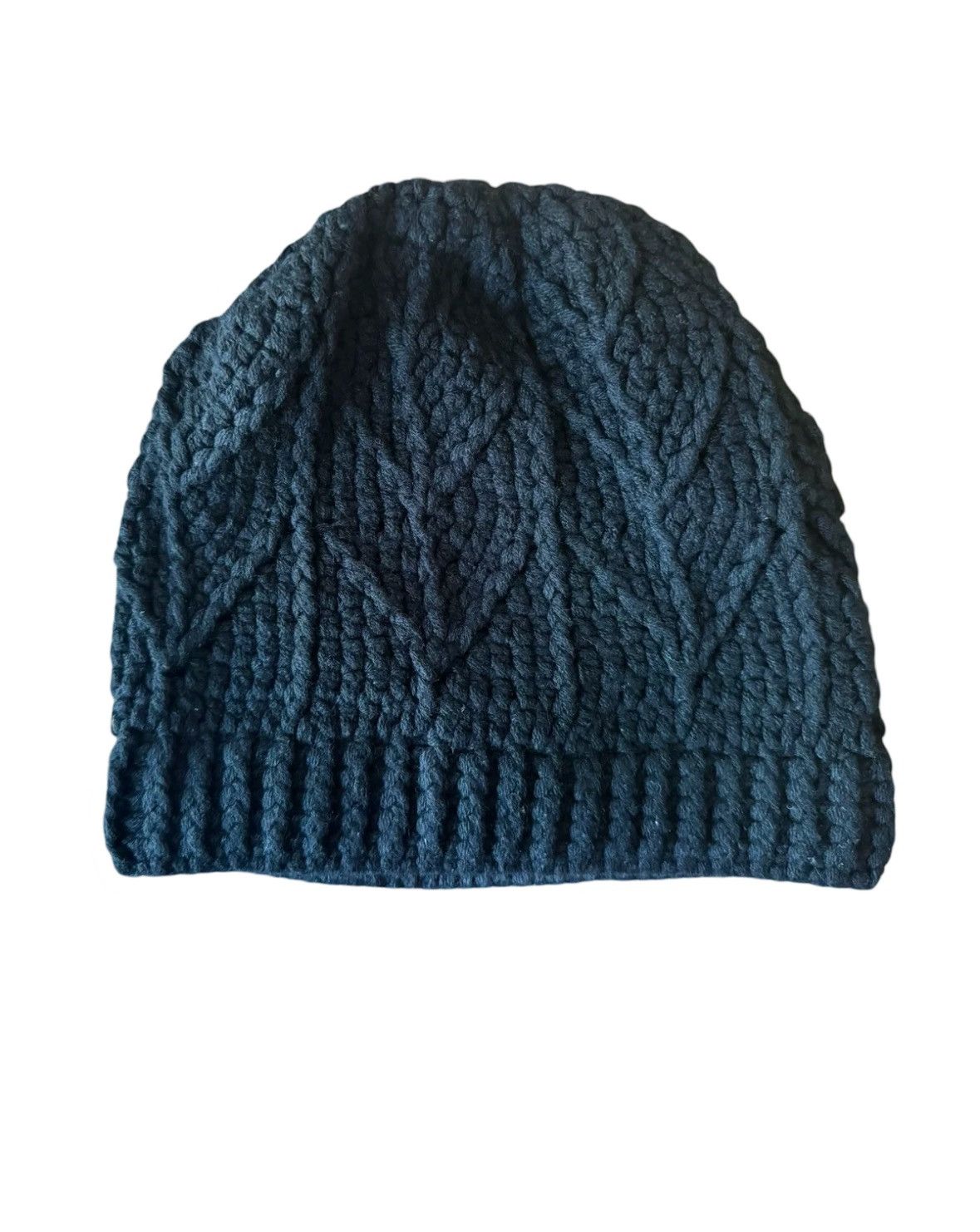 Chrome Hearts Leather cross patch cashmere beanie Size ONE SIZE - 2 Thumbnail