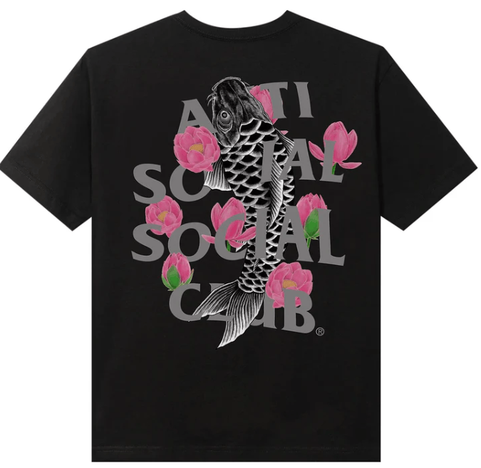 Anti Social Social Club Ornamental 3M Tee Black DS