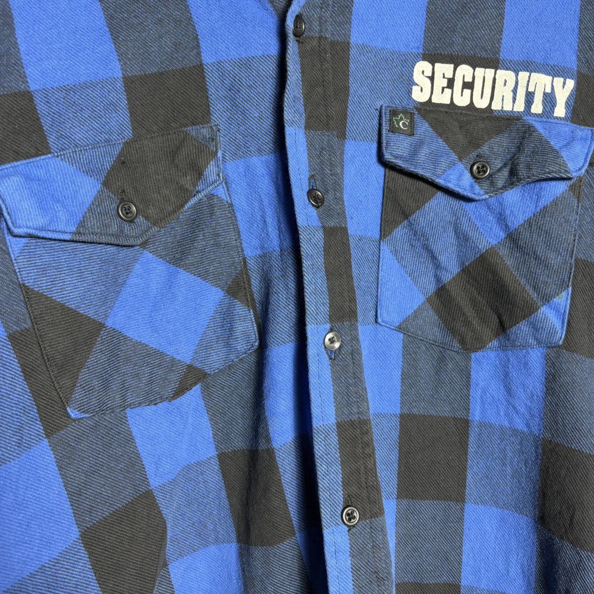 Flannel × Vintage Vintage Conet Security Canada Flannel Shirt Size US XL / EU 56 / 4 - 5 Thumbnail