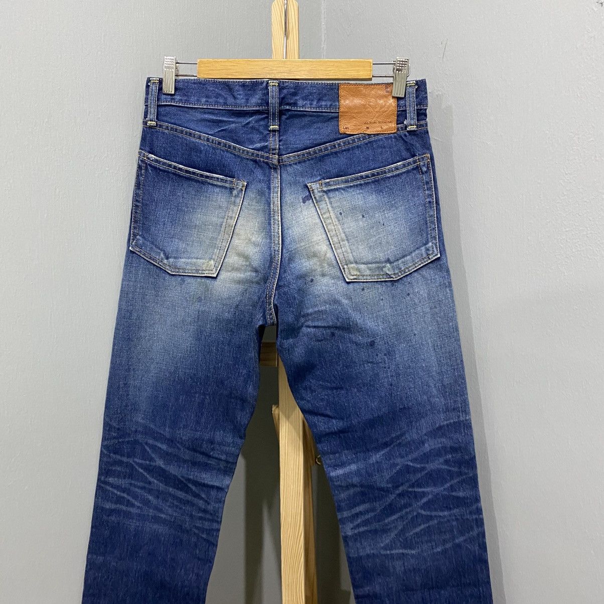 Journal Standard Vintage Journal Standard Japan Distressed Indigo Jeans Size US 30 / EU 46 - 12 Thumbnail