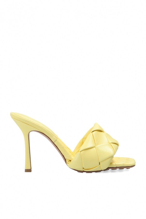 Bottega Veneta o1loc1c0824 608854 Lido Mules in Light Yellow Size US 6.5 / IT 36.5 - 1 Thumbnail