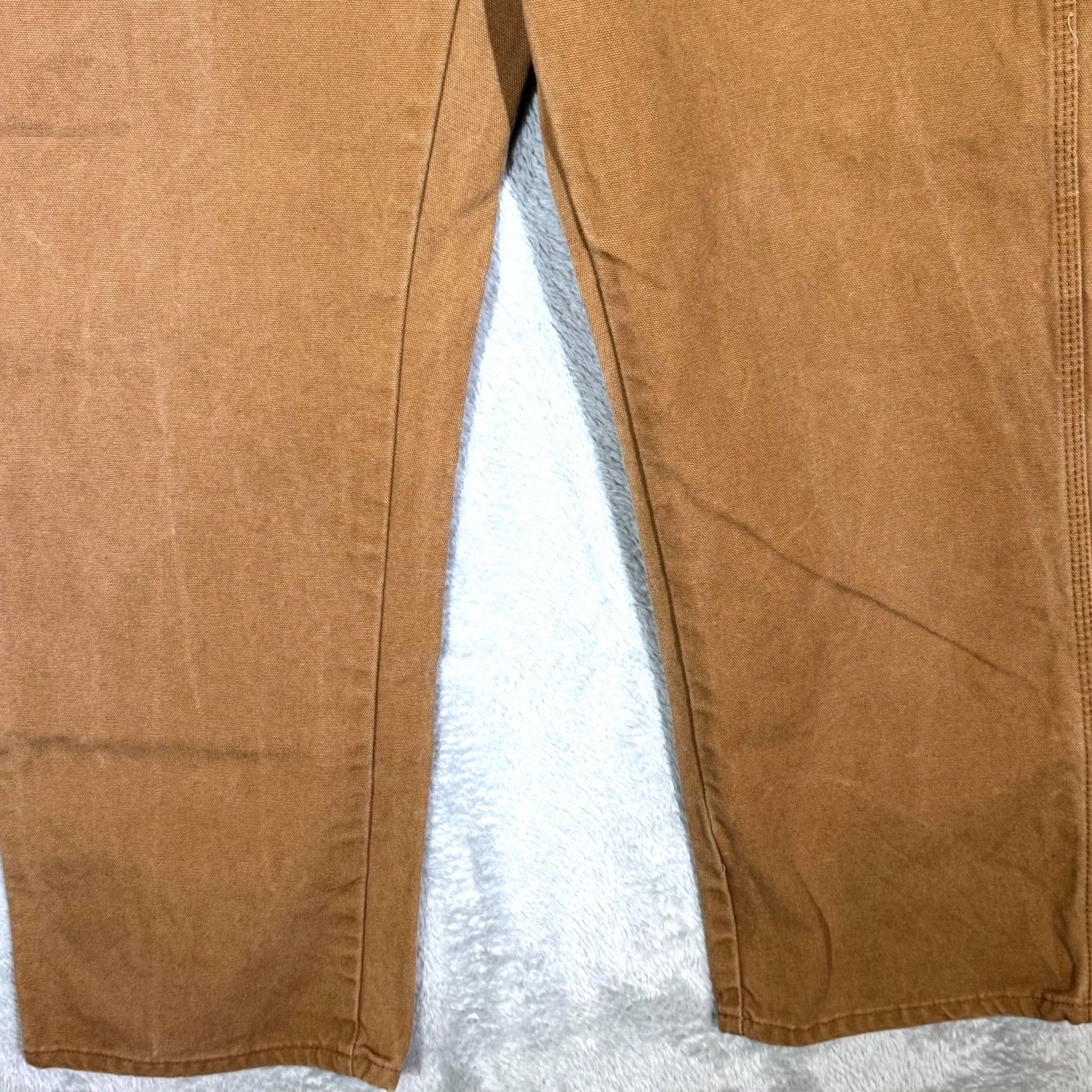 Dickies Dickies Carpenter Jeans 34x30 Brown Denim Mid-Rise Straight Leg Mens Jeans Size US 34 / EU 50 - 5 Thumbnail