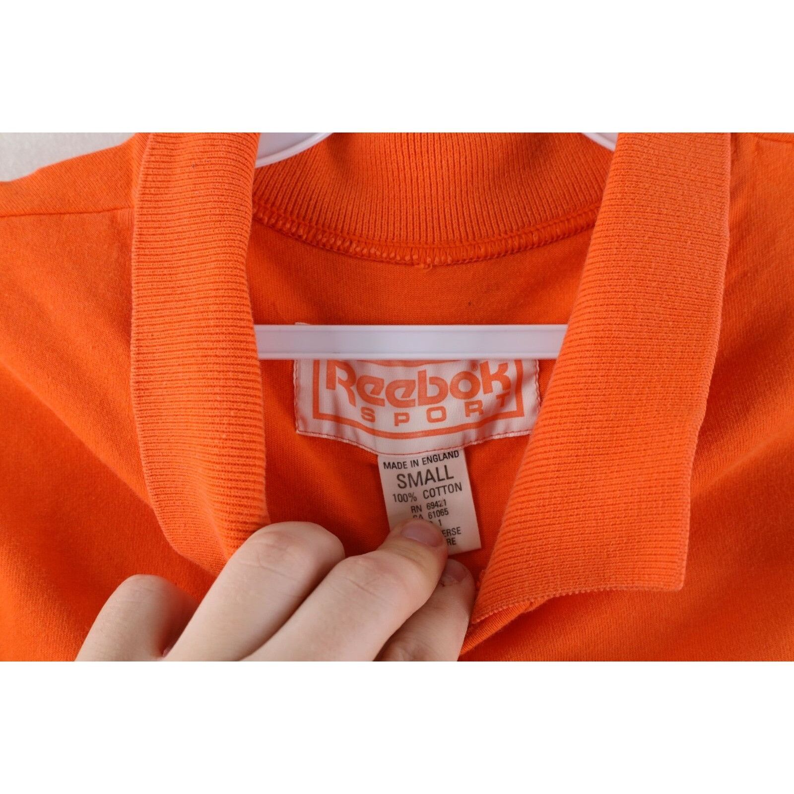 Reebok × Vintage Vintage 90s Reebok Sport Faded Spell Out Rugby Polo Size US S / EU 44-46 / 1 - 7 Thumbnail