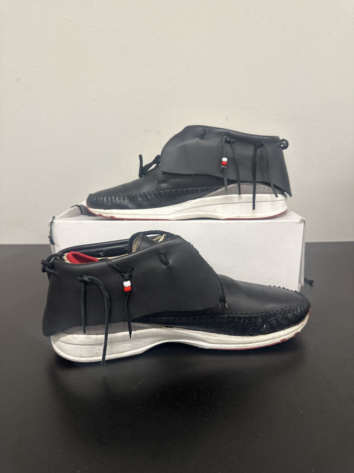Visvim Size 10 Visvim Undefeated FBT Sneakers BLK/RED Size US 10 / EU 43 - 2 Thumbnail