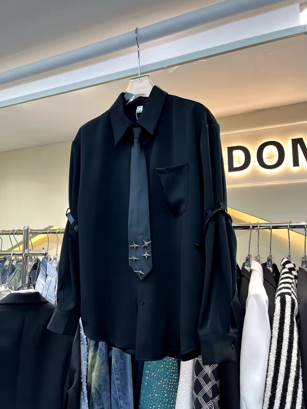 Japanese Brand × Vintage Casual Designer Leather Button Shirt Punk Gothic Size US XL / EU 56 / 4 - 1 Thumbnail