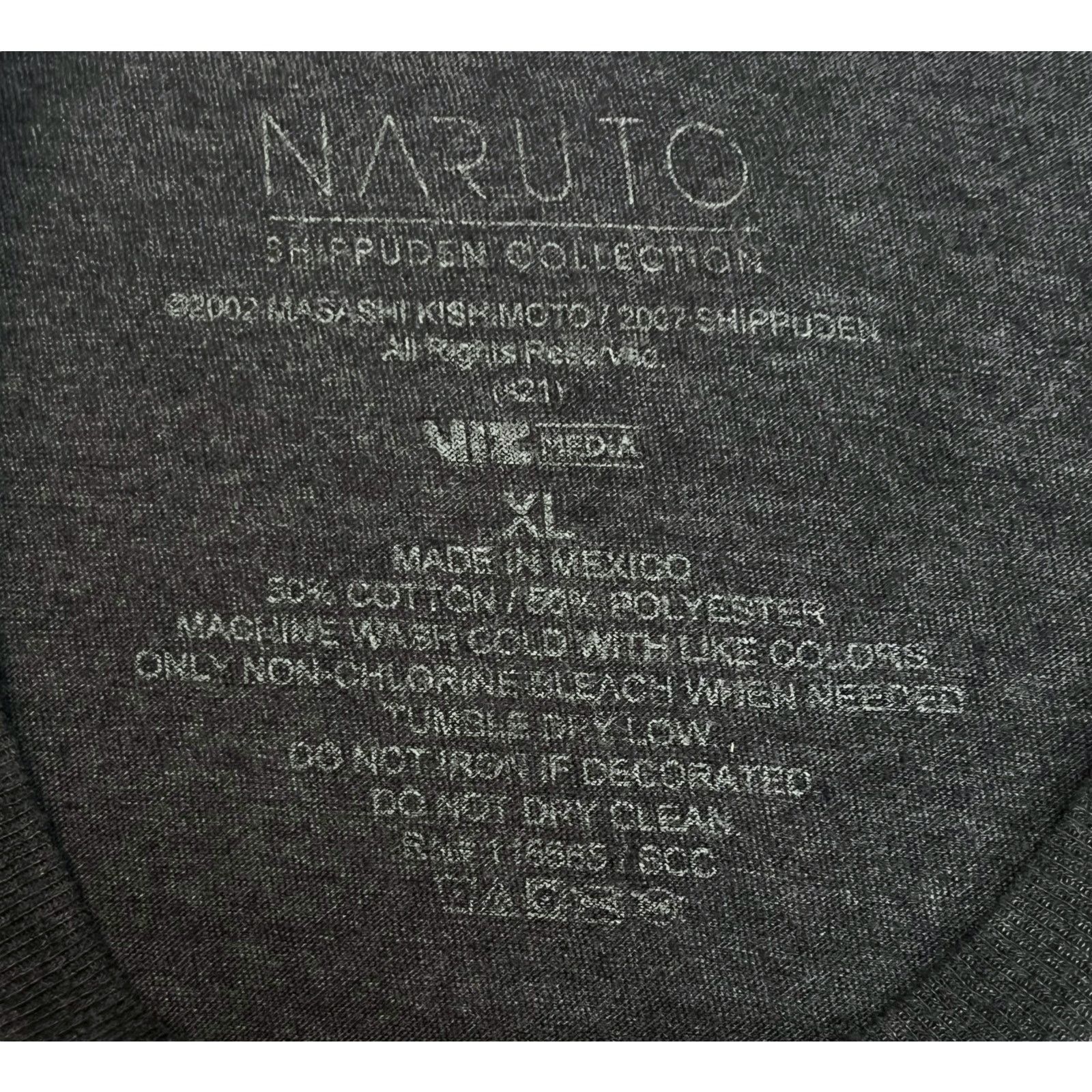 Other Naruto Uzumaki in action number 9 Shippuden XL Gray T-Shirt Size US XL / EU 56 / 4 - 4 Thumbnail