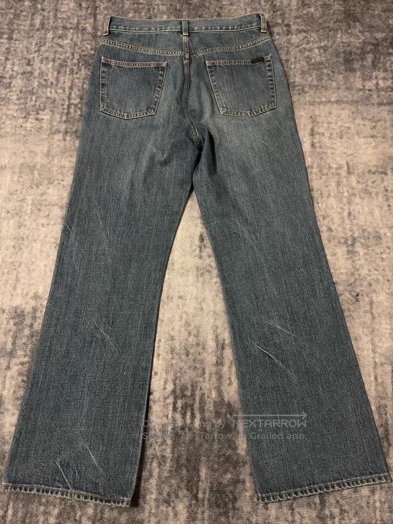 Saint Laurent Paris Saint Laurent Paris Light Blue Slim Flare Denim Jeans with Size US 29 - 2 Thumbnail