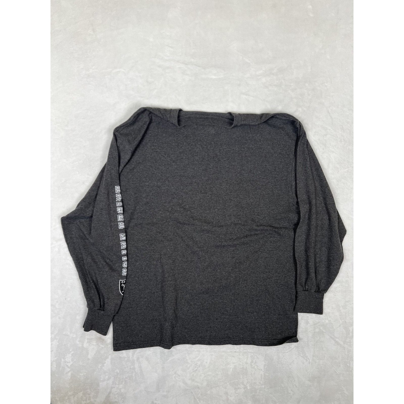 Majestic Vintage Oakland Raiders Long Sleeve Shirt Size XL Gray Spel Size US XL / EU 56 / 4 - 8 Thumbnail