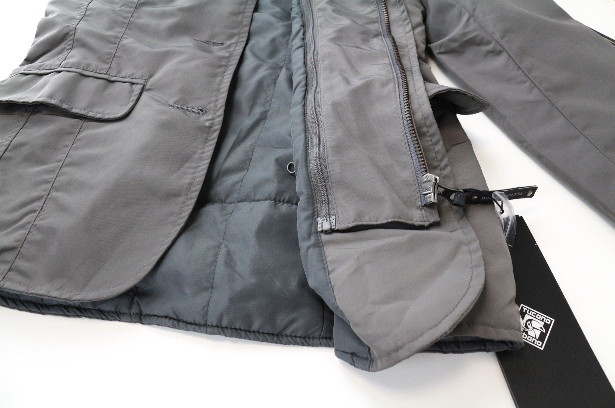 Other FRECCIA 2XS Grey Windproof Moto Jacket 75588 Size XXS / US 00 / IT 34 - 10 Thumbnail