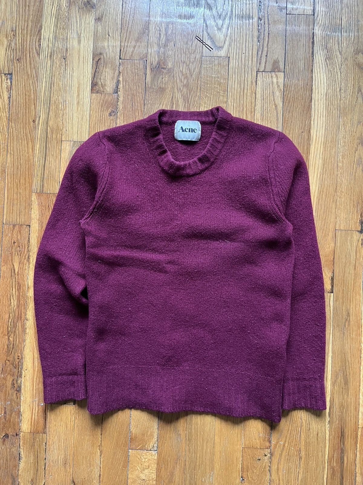 Acne Studios Acne Studios Sweater Knit S size burgundy women’s Size US S / EU 44-46 / 1 - 1 Thumbnail