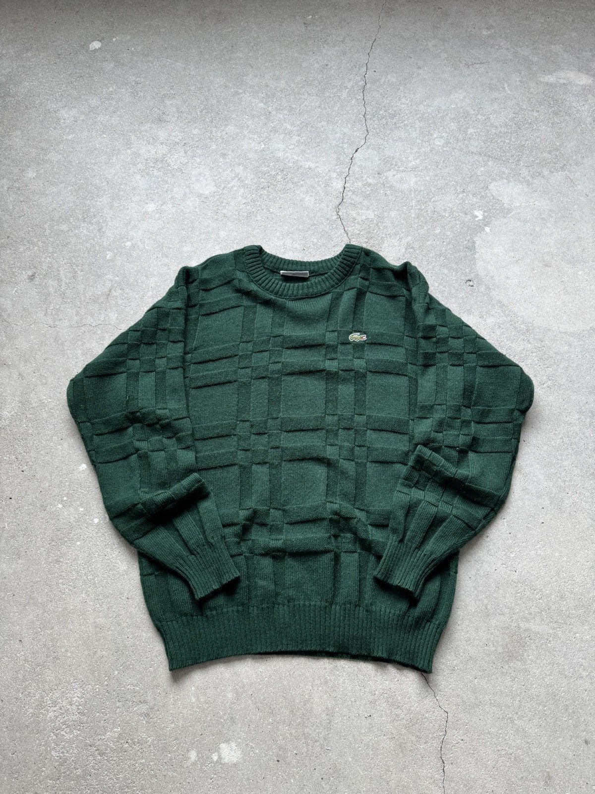 Lacoste Vintage Lacoste Knit Wool Sweater Size US L / EU 52-54 / 3 - 6 Thumbnail