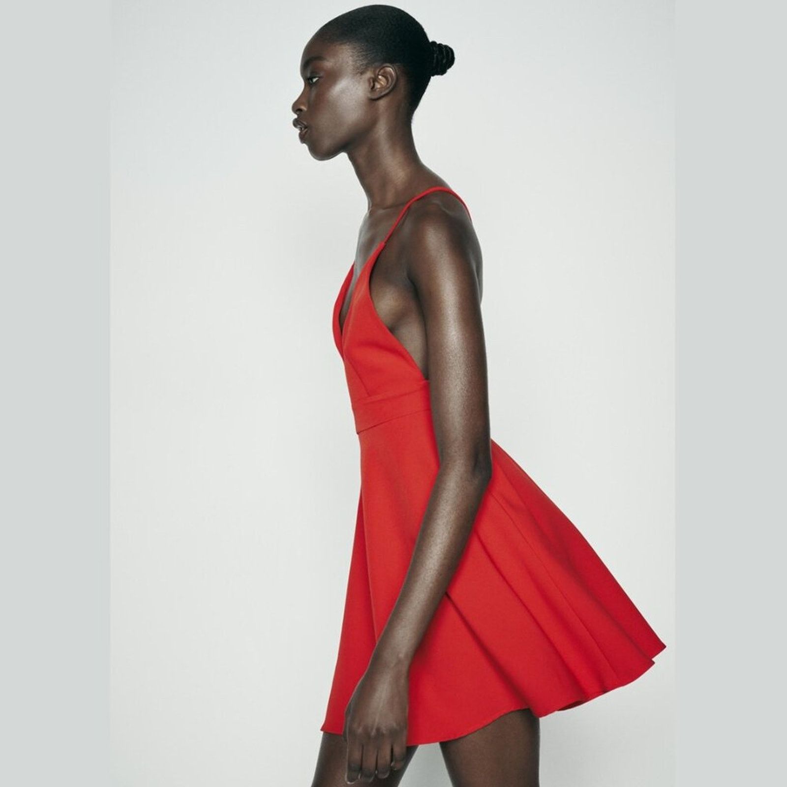 Zara ZARA Open Back Short Dress Size L / US 10 / IT 46 - 12 Thumbnail