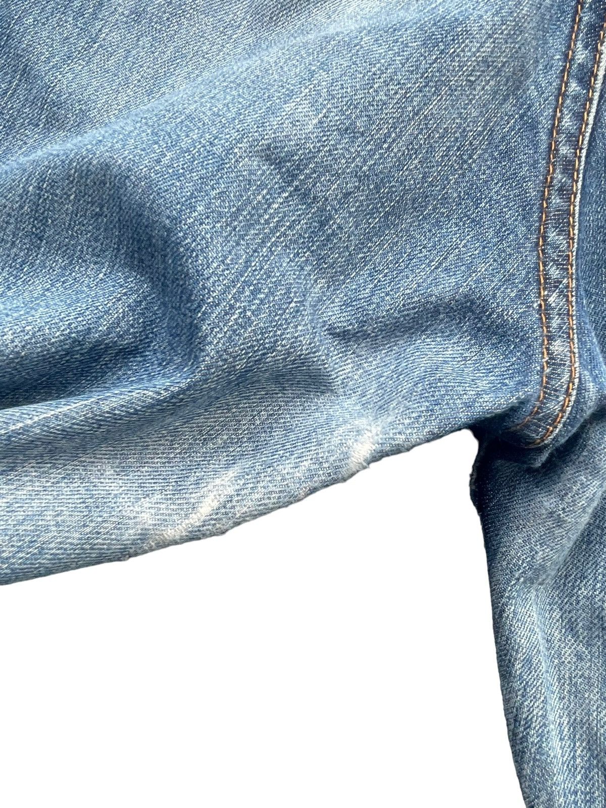 Levi's Vintage 90’s Levis 607 Orange Tab Distresed Denim Size US 34 / EU 50 - 9 Thumbnail