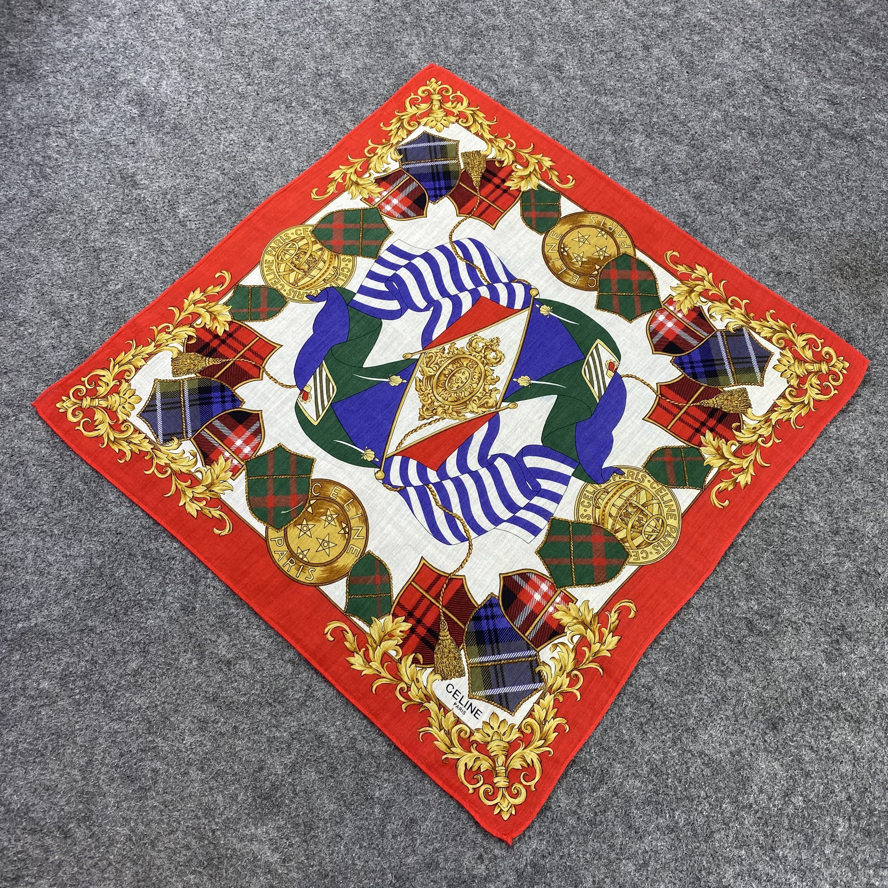 Celine Celine Handkerchief / Bandana / Neckerchief-B1268 Size ONE SIZE - 4 Thumbnail