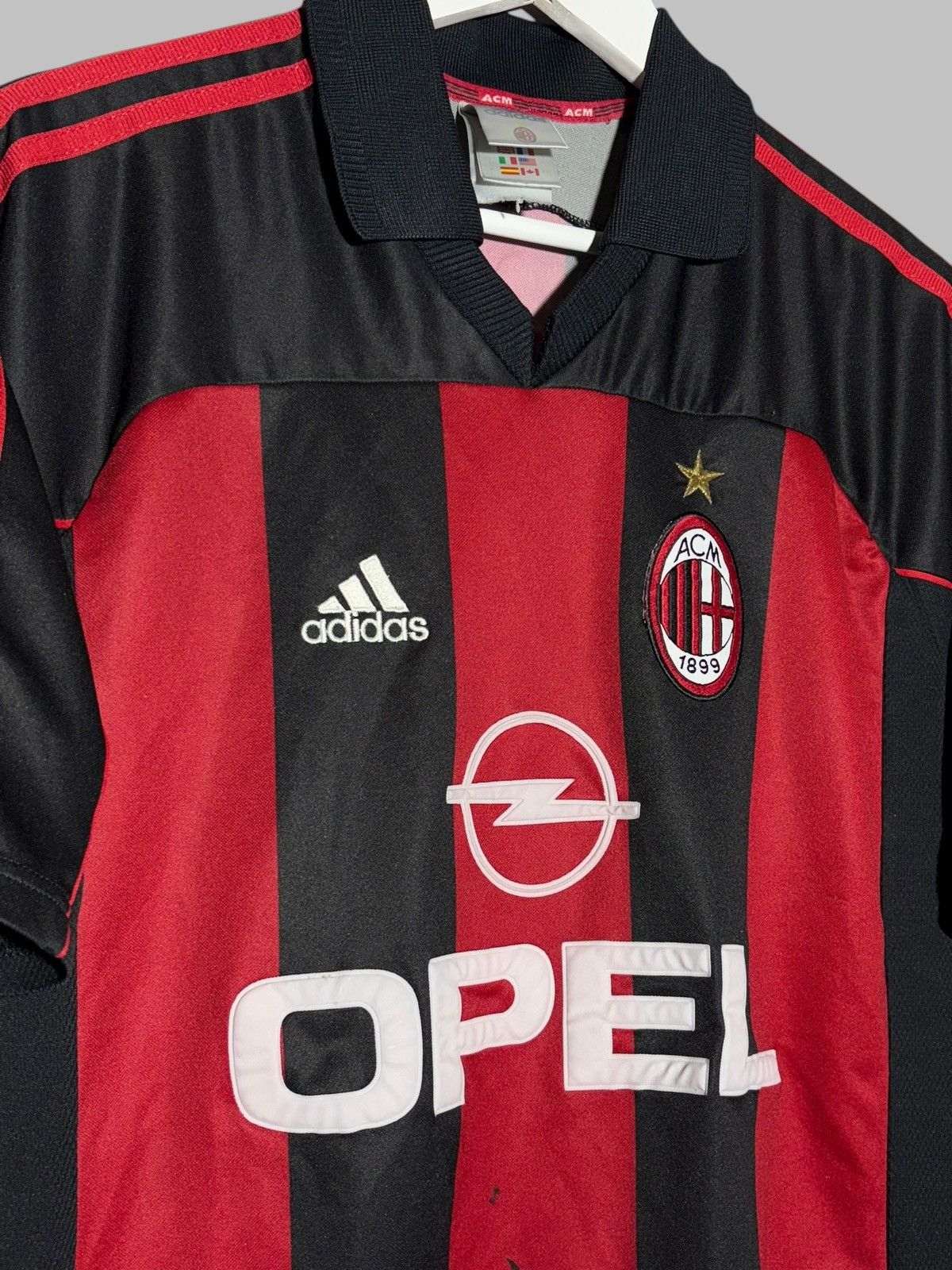 Adidas #7 Shevchenko AC Milan 2000-2002 Home Football Shirt Adidas Size US L / EU 52-54 / 3 - 3 Thumbnail