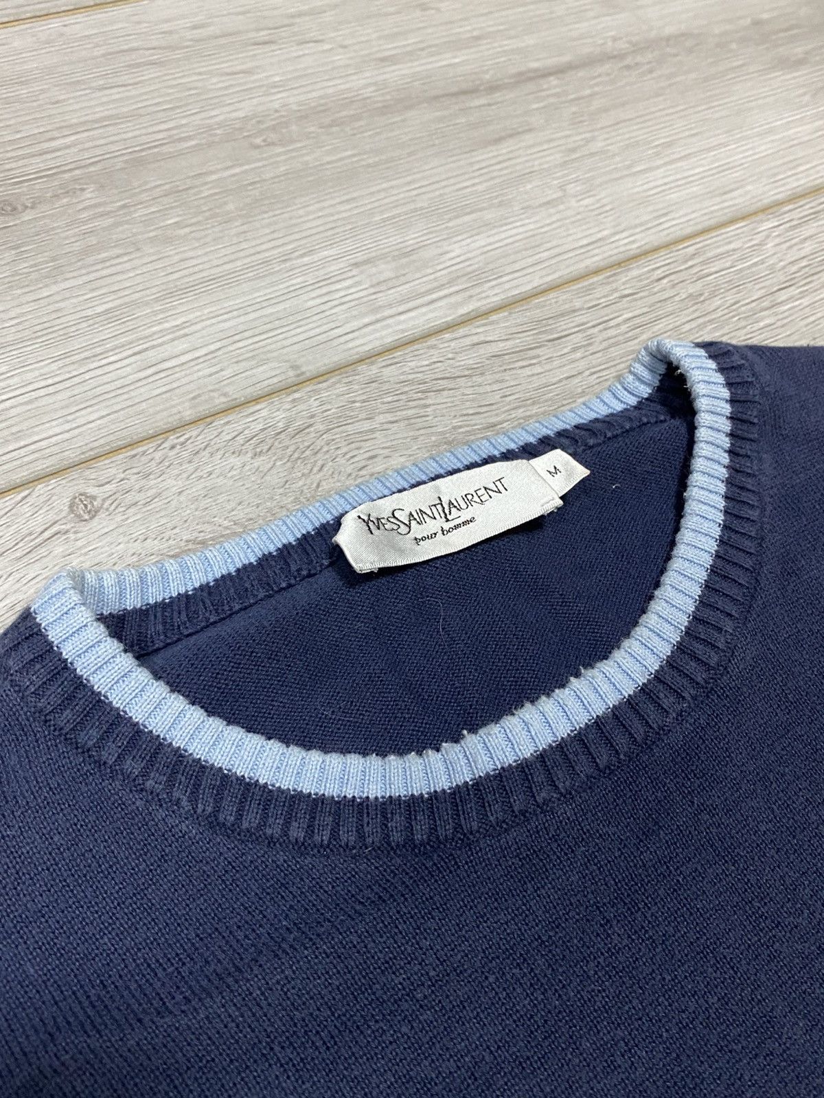 Yves Saint Laurent Yves Saint Laurent big logo YSL vintage sweater pour homme Size US M / EU 48-50 / 2 - 4 Thumbnail