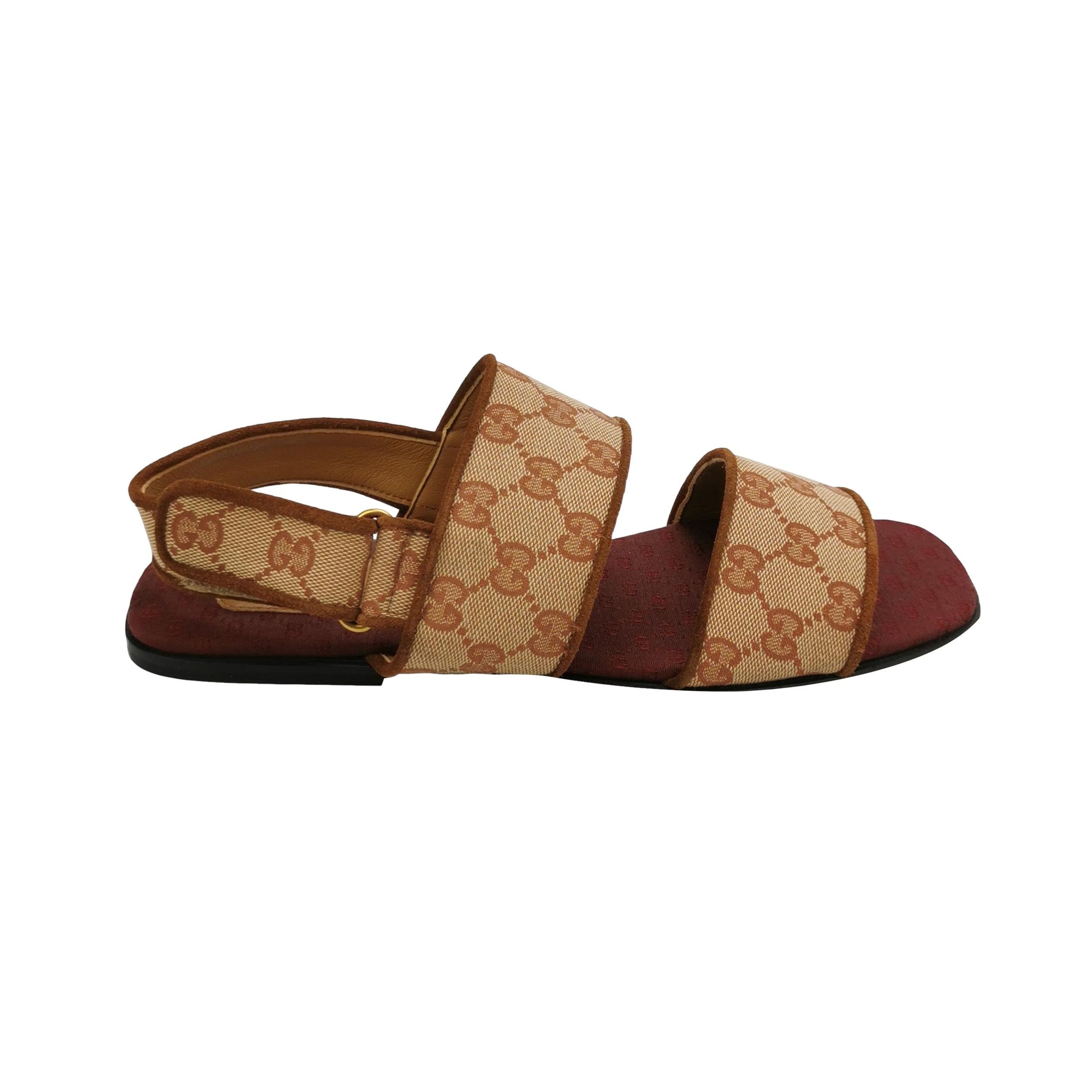 Gucci Gucci GG Supreme Monogram Sandals 42 Size US 9 / EU 42 - 1 Thumbnail