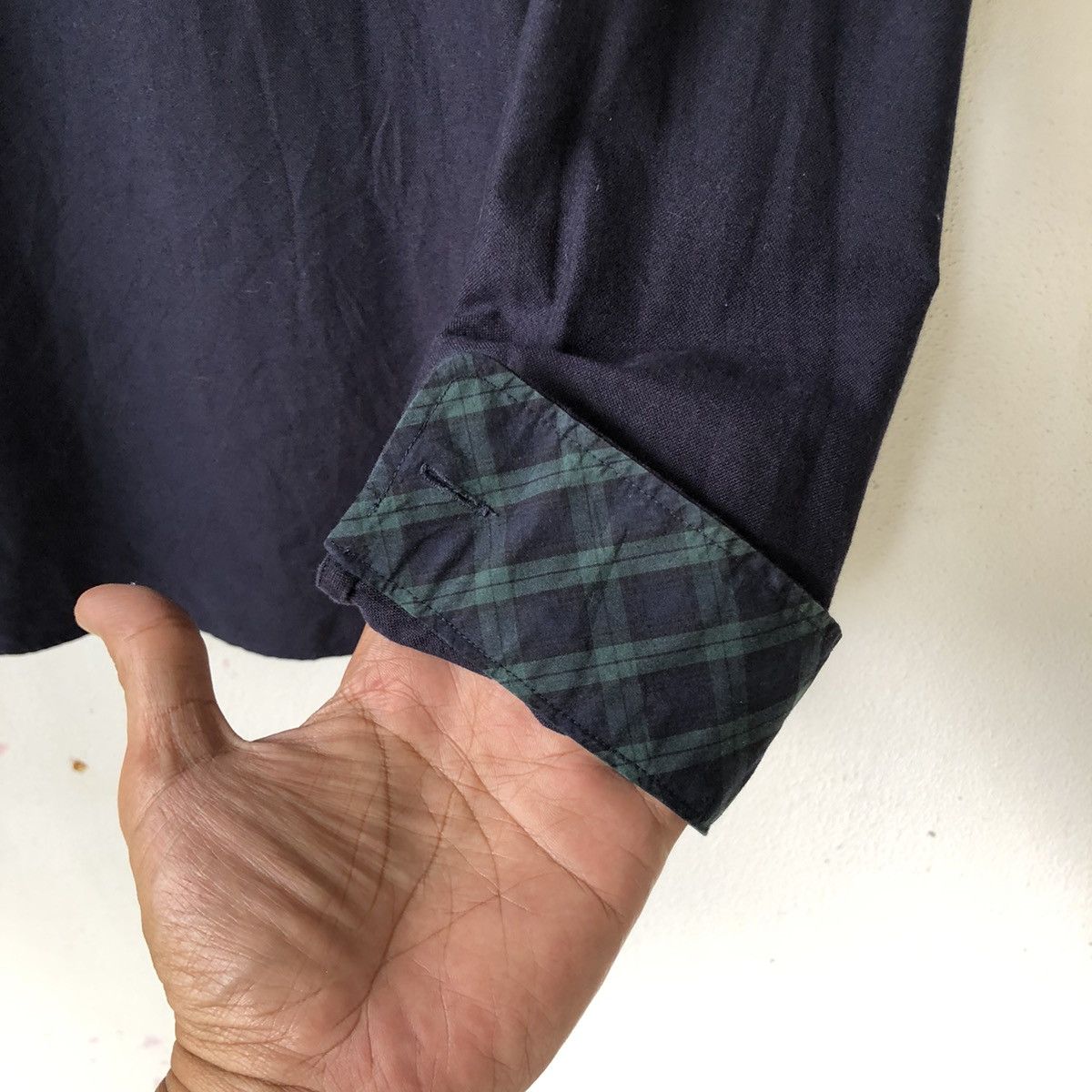 Beams Japan BEAMS Indigo Button Up Shirt Size US M / EU 48-50 / 2 - 11 Thumbnail
