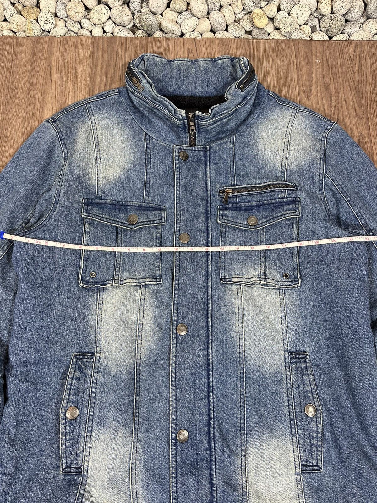In The Attic × Japanese Brand In The Attic Homme Multipocket Denim Bono Jacket Size US XXL / EU 58 / 5 - 8 Thumbnail