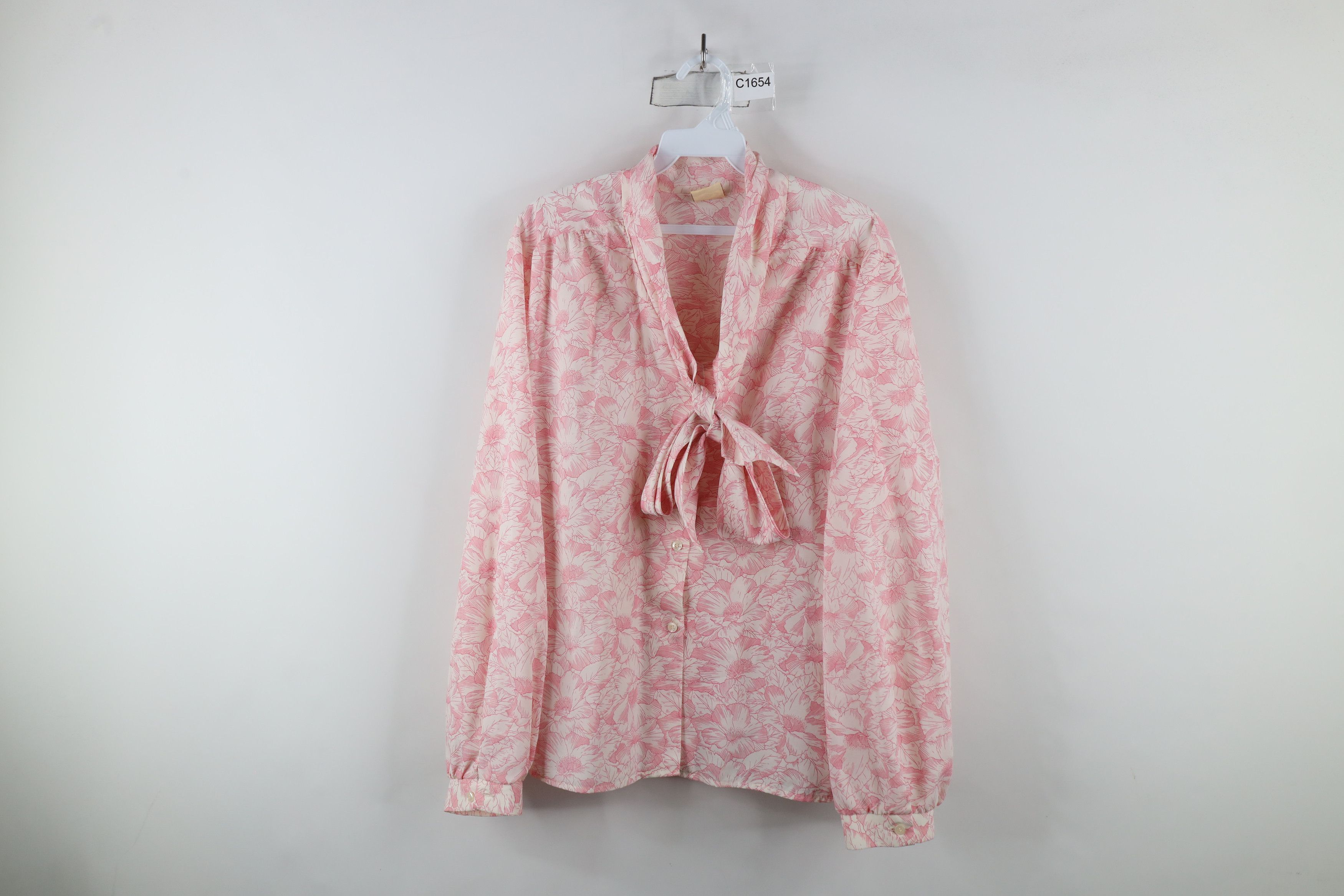 Vintage Vintage 70s Streetwear Collared Button Shirt Pink USA Size XXL / US 16-18 / IT 52-54 - 1 Thumbnail