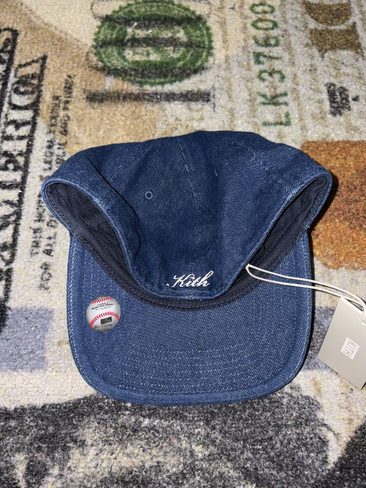 Kith × New York Yankees Kith Yankees Denim Franchise Fitted LS Cap (7 - 7 1/8) Size ONE SIZE - 2 Thumbnail