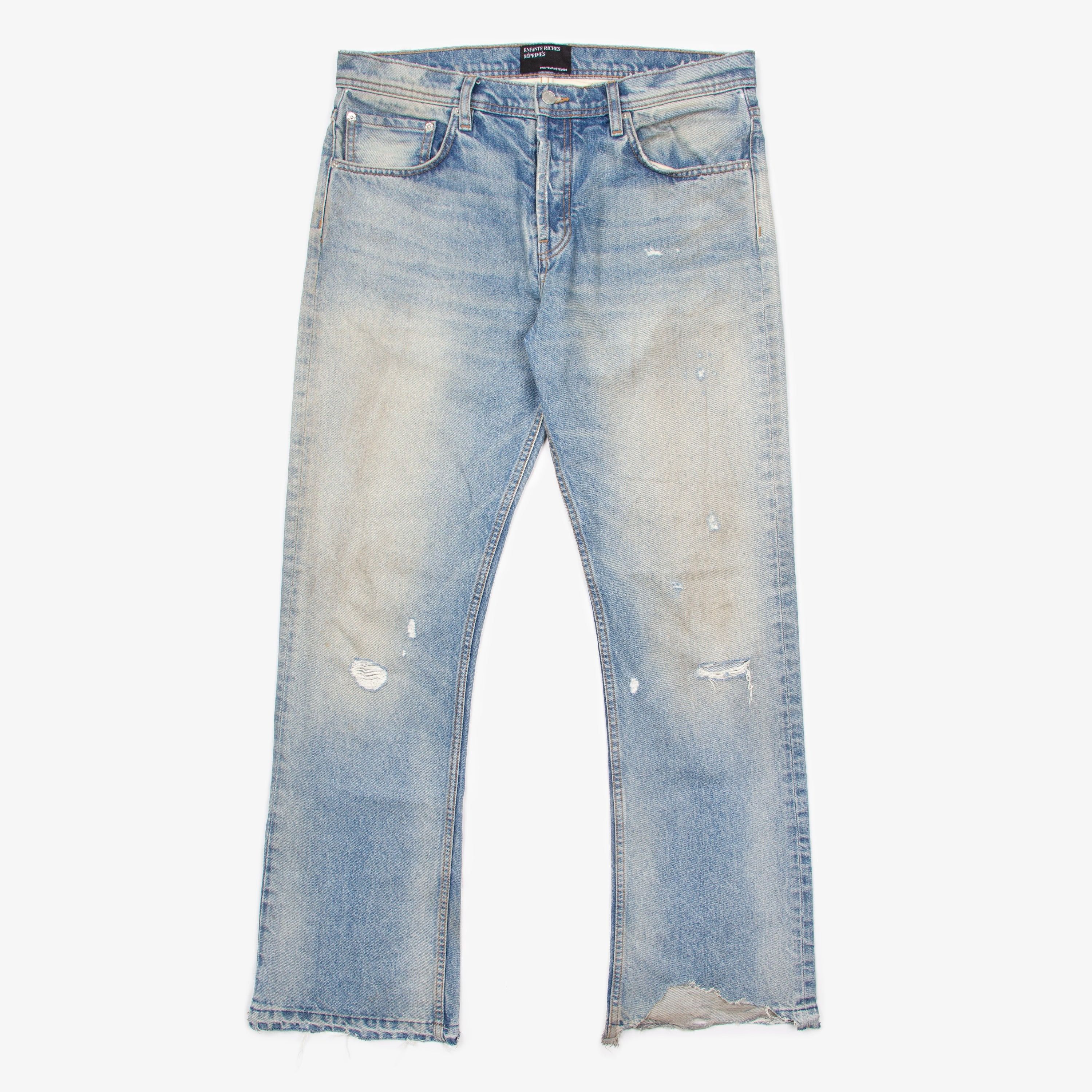 Enfants Riches Deprimes ERD DISTRESSED FLARE DENIM Size US 34 / EU 50 - 2 Thumbnail